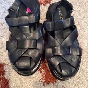 Pilcro  Strappy Fisherman Sandals